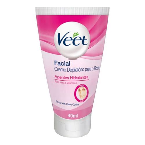 Creme Depilatório Facial Veet 40ml Creme Depilatório Facial Veet 40ml