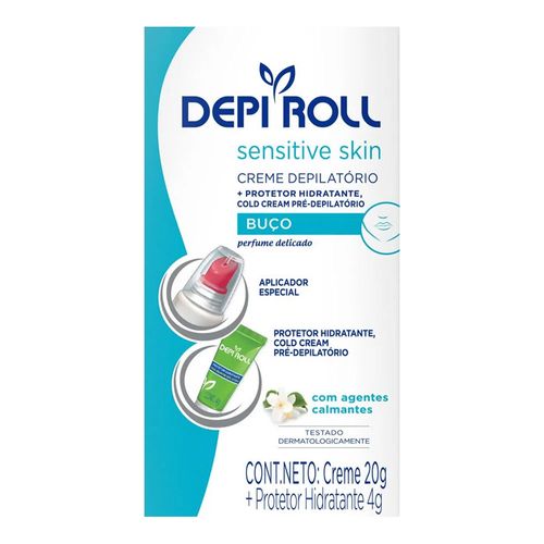 Creme Depilatório para Buço Depi Roll Sensitive Skin 20g Creme Depilatório para Buço Depi Roll Sensitive Skin 20g
