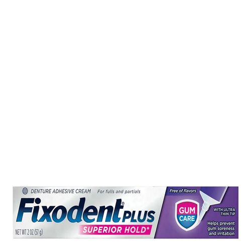 Creme Fixador De Dentadura Fixodent Plus Gum Care 57g Creme Fixador De Dentadura Fixodent Plus Gum Care 57g