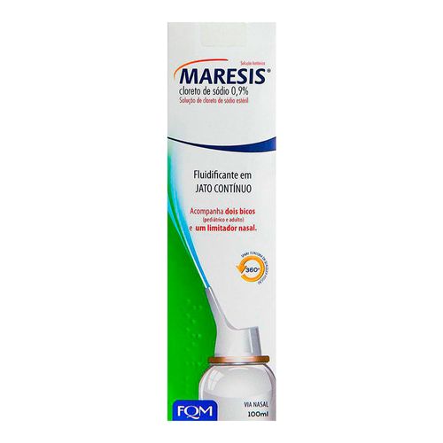 Maresis 0,9% Farmoquímica Spray Nasal 100ml Maresis 0,9% Farmoquímica Spray Nasal 100ml