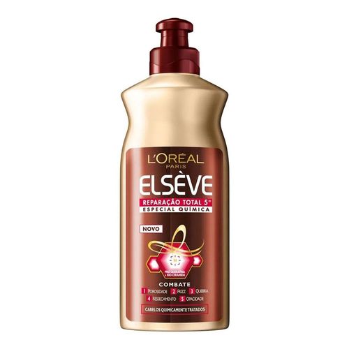 Creme para Pentear Elseve Reparação Total 5 Especial Química 250ml Creme para Pentear Elseve Reparação Total 5 Especial Química 250ml