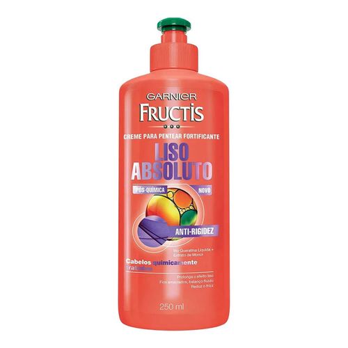 Creme para Pentear Fructis Liso Absoluto Pós Química 250g Creme para Pentear Fructis Liso Absoluto Pós Química 250g