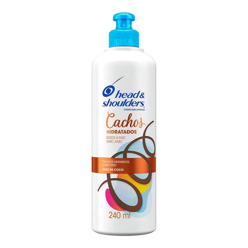 Creme Para Pentear Head & Shoulders Cachos Hidratados 240ml Creme Para Pentear Head & Shoulders Cachos Hidratados 240ml
