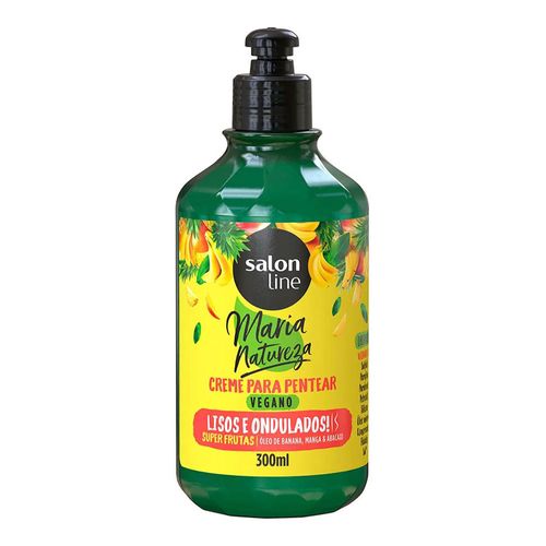 Creme para Pentear Salon Line Maria Natureza Super Frutas Lisos e Ondulados 300ml Creme para Pentear Salon Line Maria Natureza Super Frutas Lisos e Ondulados 300ml