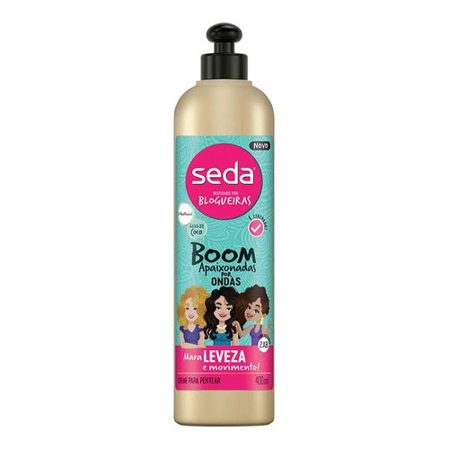 Creme Para Pentear Seda Boom Apaixonadas Por Ondas 400ml Creme Para Pentear Seda Boom Apaixonadas Por Ondas 400ml