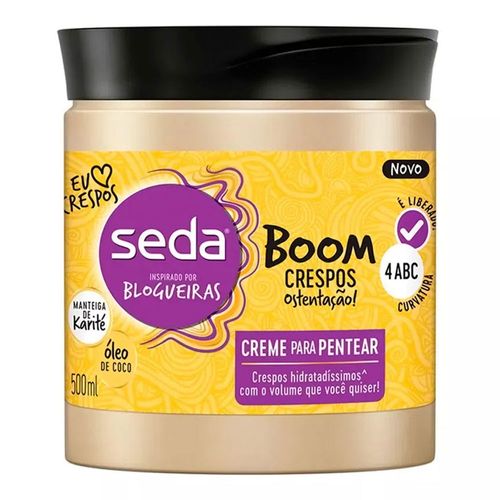Creme para Pentear Seda Boom Crespos 500ml Creme para Pentear Seda Boom Crespos 500ml