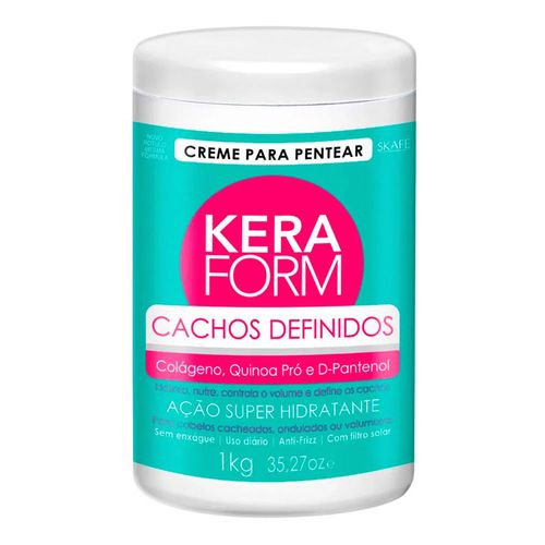 Creme Para Pentear Skafe Keraform Cachos Definidos 1kg Creme Para Pentear Skafe Keraform Cachos Definidos 1kg