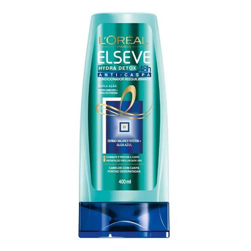 Condicionador Elseve Hydra Detox 48h Anticaspa 400ml Condicionador Elseve Hydra Detox 48h Anticaspa 400ml
