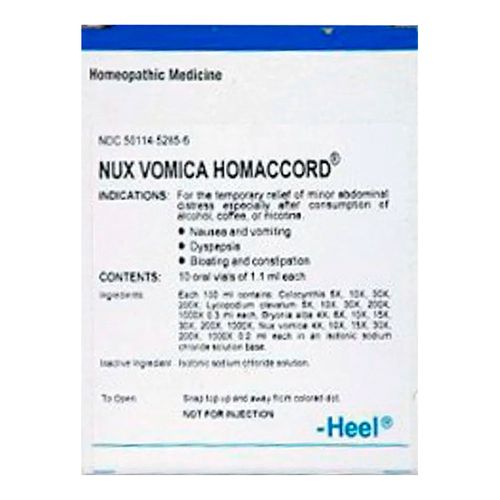 Nux Vomica Ampola 10x1 1ml Nux Vomica Ampola 10x1 1ml