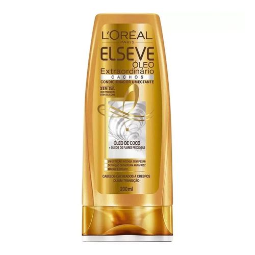 Condicionador Elseve ÓleO Extraordinário Cachos 200ml Condicionador Elseve ÓleO Extraordinário Cachos 200ml