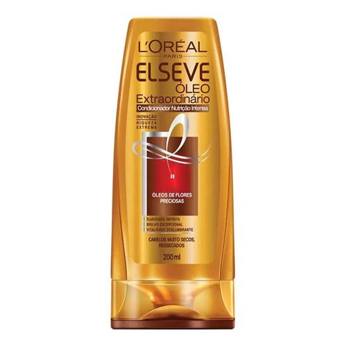 Condicionador Elseve Óleo Extraordinário Nutrição Intensa 200ml Condicionador Elseve Óleo Extraordinário Nutrição Intensa 200ml