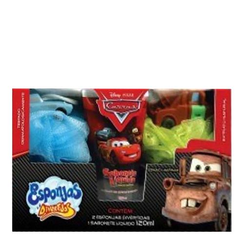 Kit Carros Mate 2 Esponjas + Sab. Líquido 120ml Kit Carros Mate 2 Esponjas + Sab. Líquido 120ml