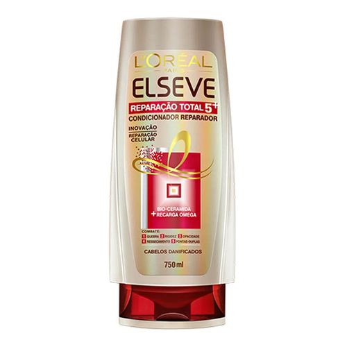 Condicionador Elseve Reparação Total 5 750ml Condicionador Elseve Reparação Total 5 750ml