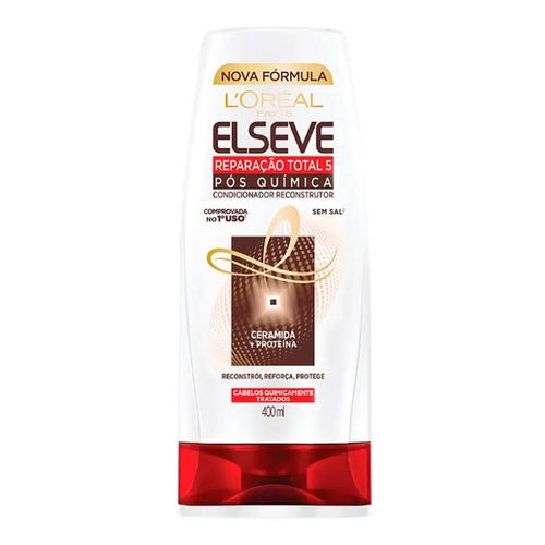 Condicionador Elseve Reparação Total 5 Química 400ml Condicionador Elseve Reparação Total 5 Química 400ml