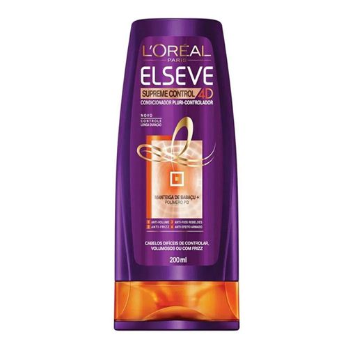 Condicionador Elseve Supreme Control 4D L’Oréal 200ml Condicionador Elseve Supreme Control 4D L’Oréal 200ml
