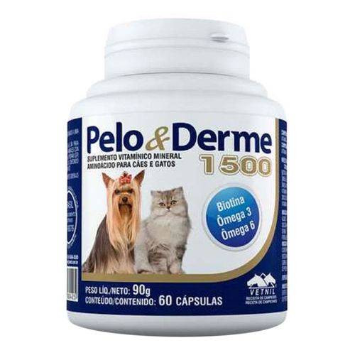 PELO & DERME 1500 - frasco com 60 comprimidos PELO & DERME 1500 - frasco com 60 comprimidos