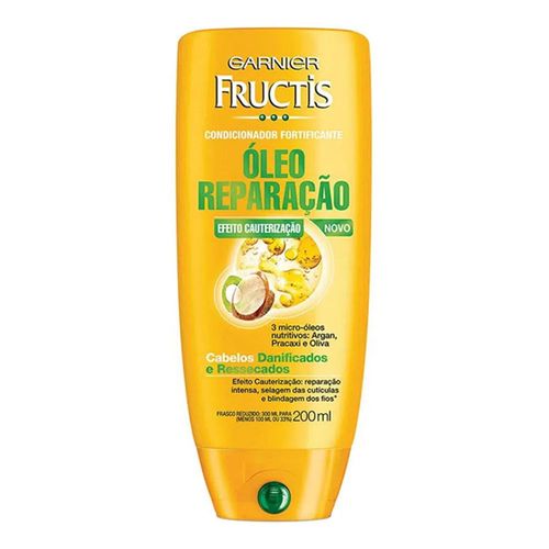 Condicionador Fructis Óleo Reparação 3 Óleos 200ml Condicionador Fructis Óleo Reparação 3 Óleos 200ml