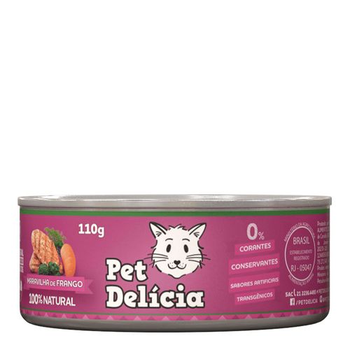 Pet Delícia para Gatos - Maravilha de Frango 110g Pet Delícia para Gatos - Maravilha de Frango 110g