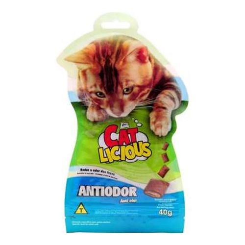 Petisco Cat Licious Anti Odor 40gr Snacks Petisco Cat Licious Anti Odor 40gr Snacks