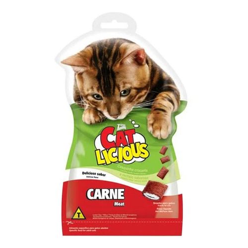Petisco Cat Licious Carne 40gr Snacks Petisco Cat Licious Carne 40gr Snacks