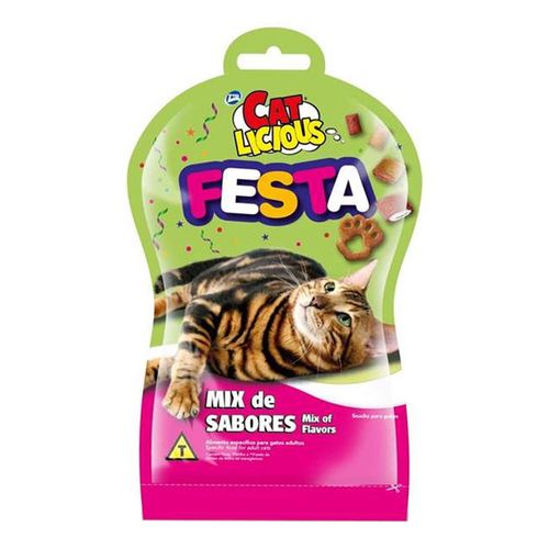 Petisco Cat Licious Festa 40gr Snacks Petisco Cat Licious Festa 40gr Snacks