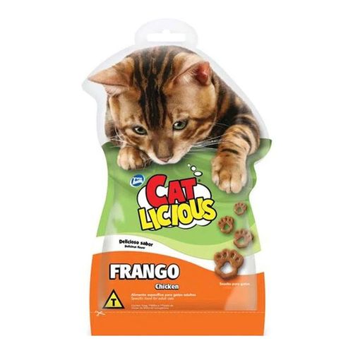 Petisco Cat Licious Frango 40gr Snacks Petisco Cat Licious Frango 40gr Snacks