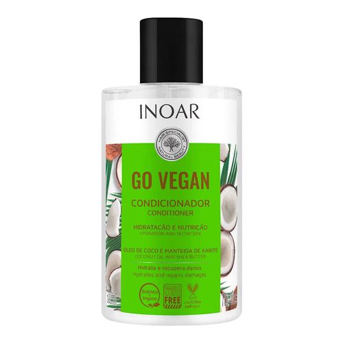 Condicionador Inoar Hidratação e Nutrição Go Vegan 300ml Condicionador Inoar Hidratação e Nutrição Go Vegan 300ml