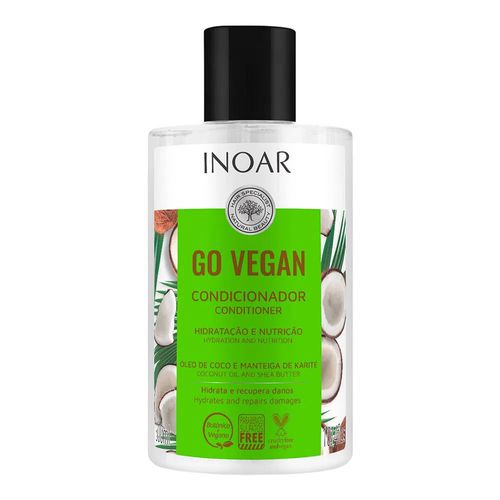 Condicionador Inoar Hidratação e Nutrição Go Vegan 300ml