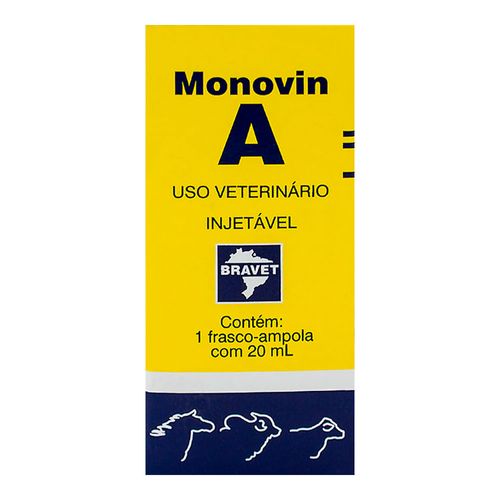 MONOVIN - A - INJETÁVEL- frasco com 20ml MONOVIN - A - INJETÁVEL- frasco com 20ml