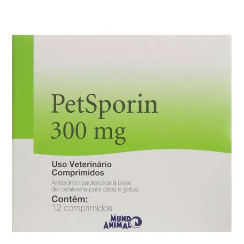 Petsporin 300mg com 12 Comprimidos Petsporin 300mg com 12 Comprimidos