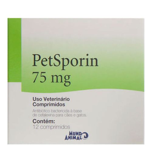 Petsporin 75mg com 12 Comprimidos Petsporin 75mg com 12 Comprimidos