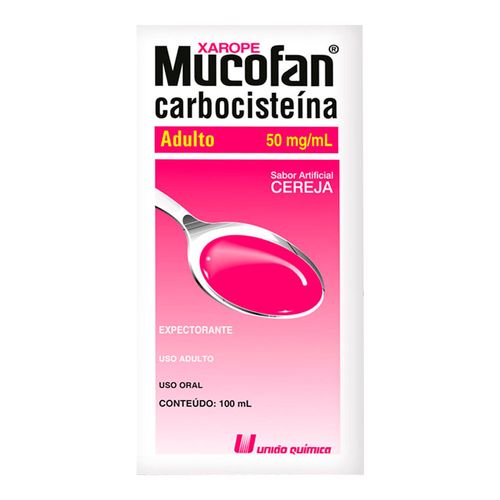 Mucofan Xarope Adulto 50mg 100ml Mucofan Xarope Adulto 50mg 100ml