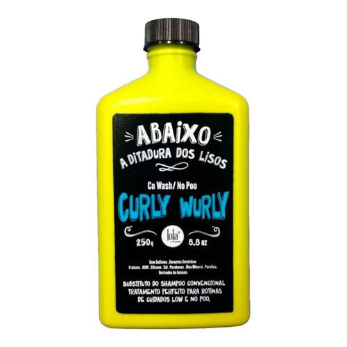 Condicionador Lola Curly Wurly Co Wash No Poo 250g Condicionador Lola Curly Wurly Co Wash No Poo 250g