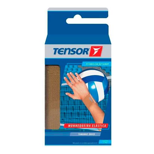 Munhequeira Elástica Tensor Bege Tamanho Único Munhequeira Elástica Tensor Bege Tamanho Único