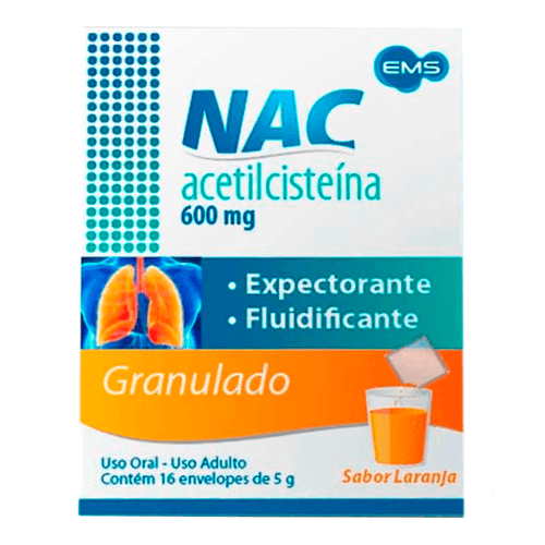 Nac 600mg EMS 16 Envelopes 5g Nac 600mg EMS 16 Envelopes 5g