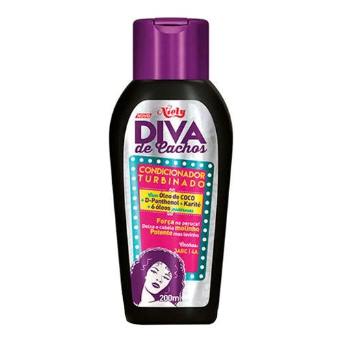Condicionador Niely Diva de Crespos 200ml Condicionador Niely Diva de Crespos 200ml