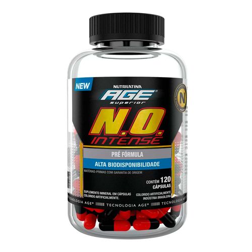 N.O. Intense 120 cápsulas - Nutrilatina AGE N.O. Intense 120 cápsulas - Nutrilatina AGE