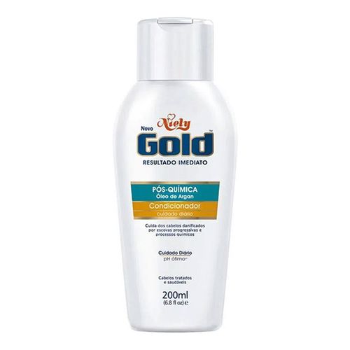 Condicionador Niely Gold Pós Química 200ml Condicionador Niely Gold Pós Química 200ml