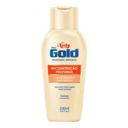 Condicionador Niely Gold Reconstrução Profunda 200ml Condicionador Niely Gold Reconstrução Profunda 200ml