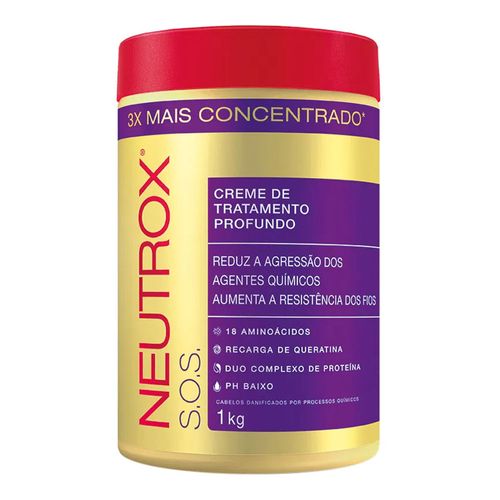 Creme Para Tratamento Neutrox SOS 1kg Creme Para Tratamento Neutrox SOS 1kg