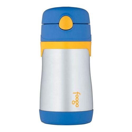 Garrafinha Térmica Foogo 290 ml Azul e Amarelo Thermos Garrafinha Térmica Foogo 290 ml Azul e Amarelo Thermos