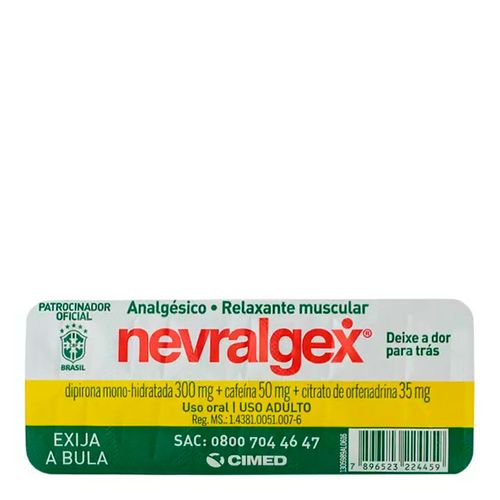 Nevralgex Cimed 10 Comprimidos Nevralgex Cimed 10 Comprimidos