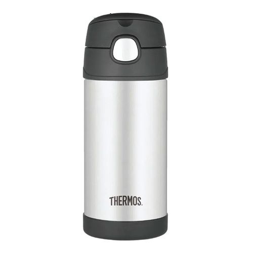 Garrafinha Térmica Funtainer 355 ml Preto e Inox Thermos Garrafinha Térmica Funtainer 355 ml Preto e Inox Thermos