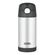 Garrafinha Térmica Funtainer 355 ml Preto e Inox Thermos