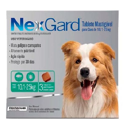 NexGard 68 mg - Cães de 10,1 a 25 Kg NexGard 68 mg - Cães de 10,1 a 25 Kg