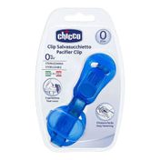 Prendedor com Clip Protetor Para Chupeta Chicco Azul