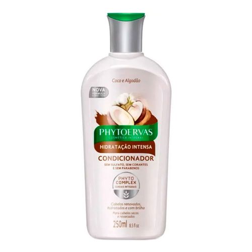 Condicionador Phytoervas Hidratação Intensa Coco e Algodão 250ml Condicionador Phytoervas Hidratação Intensa Coco e Algodão 250ml