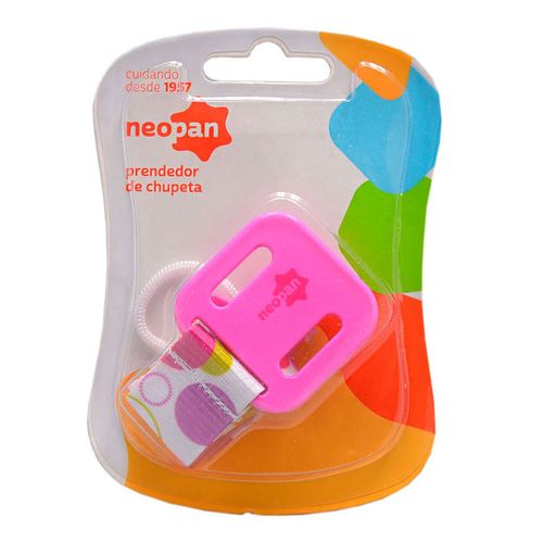 Prendedor de Chupeta Neopan 7307 Rosa 1 Unidade Prendedor de Chupeta Neopan 7307 Rosa 1 Unidade