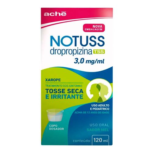 Notuss TSS 3,0mg/mL Aché Xarope 120ml