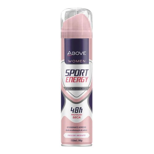 Desodorante Above Aerosol Women Sport Energy 150ml Desodorante Above Aerosol Women Sport Energy 150ml